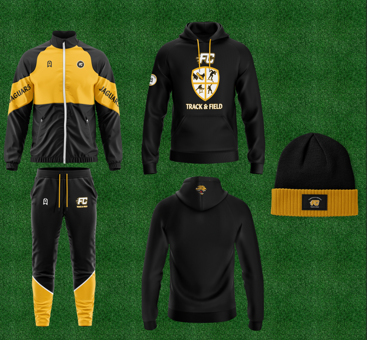 Farmville Central Team Package (Windbreaker suit, hoodie, and beanie)